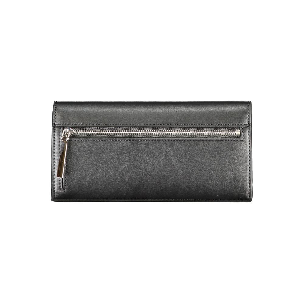 Black Polyester Wallet - GLAMHUB BOUTIQUE 