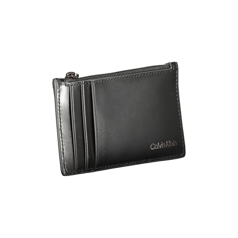 Black Leather Wallet - GLAMHUB BOUTIQUE 