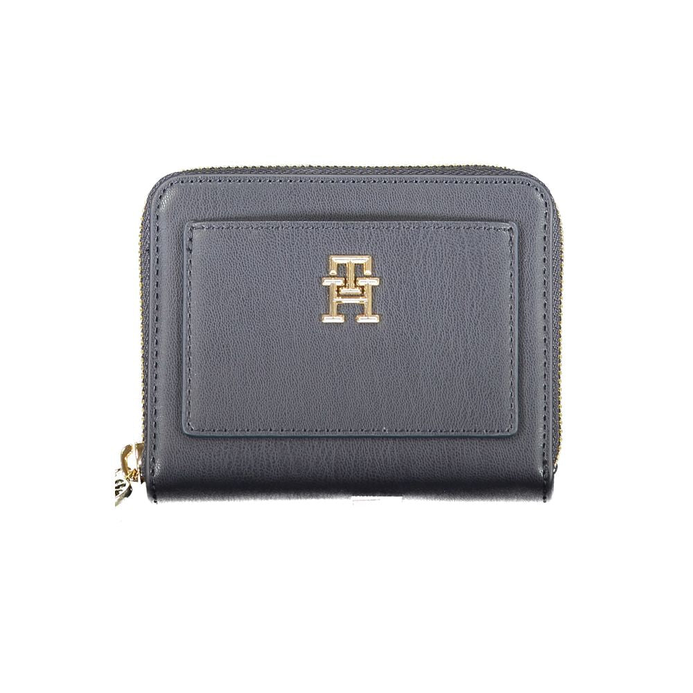 Blue Polyethylene Wallet - GLAMHUB BOUTIQUE 