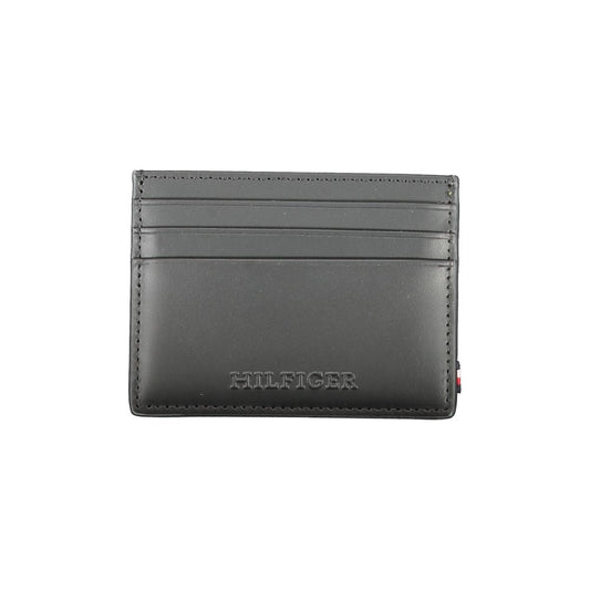 Black Leather Wallet - GLAMHUB BOUTIQUE 