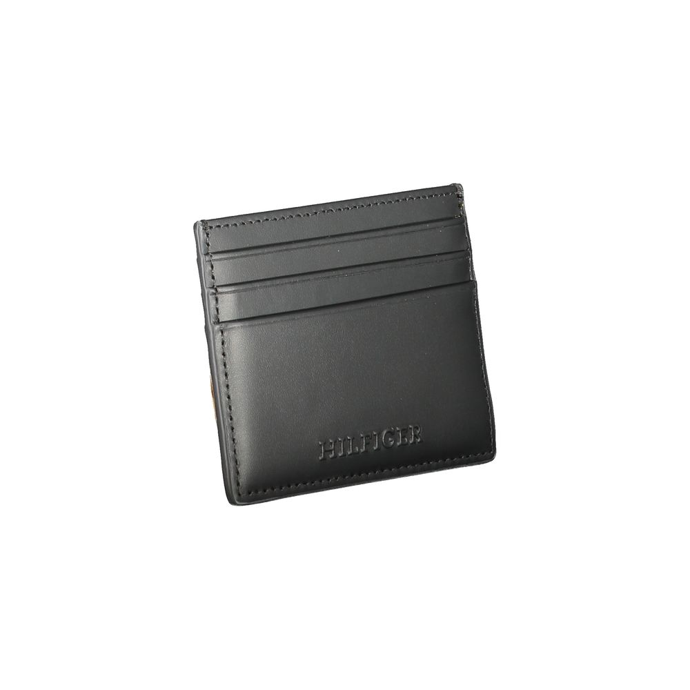 Black Leather Wallet - GLAMHUB BOUTIQUE 