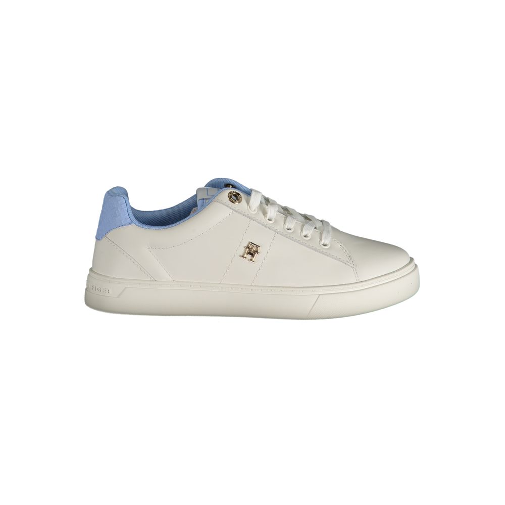 Light Blue Polyester Sneaker - GLAMHUB BOUTIQUE 