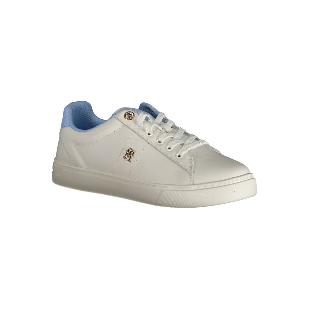 Light Blue Polyester Sneaker - GLAMHUB BOUTIQUE 