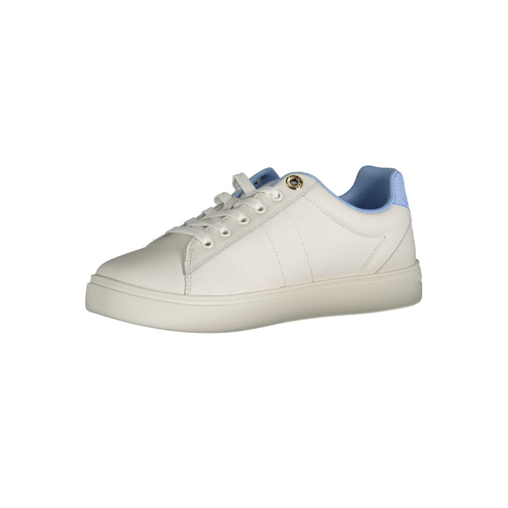 Light Blue Polyester Sneaker - GLAMHUB BOUTIQUE 