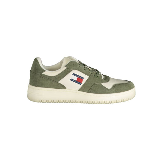 Green Polyester Sneaker - GLAMHUB BOUTIQUE 