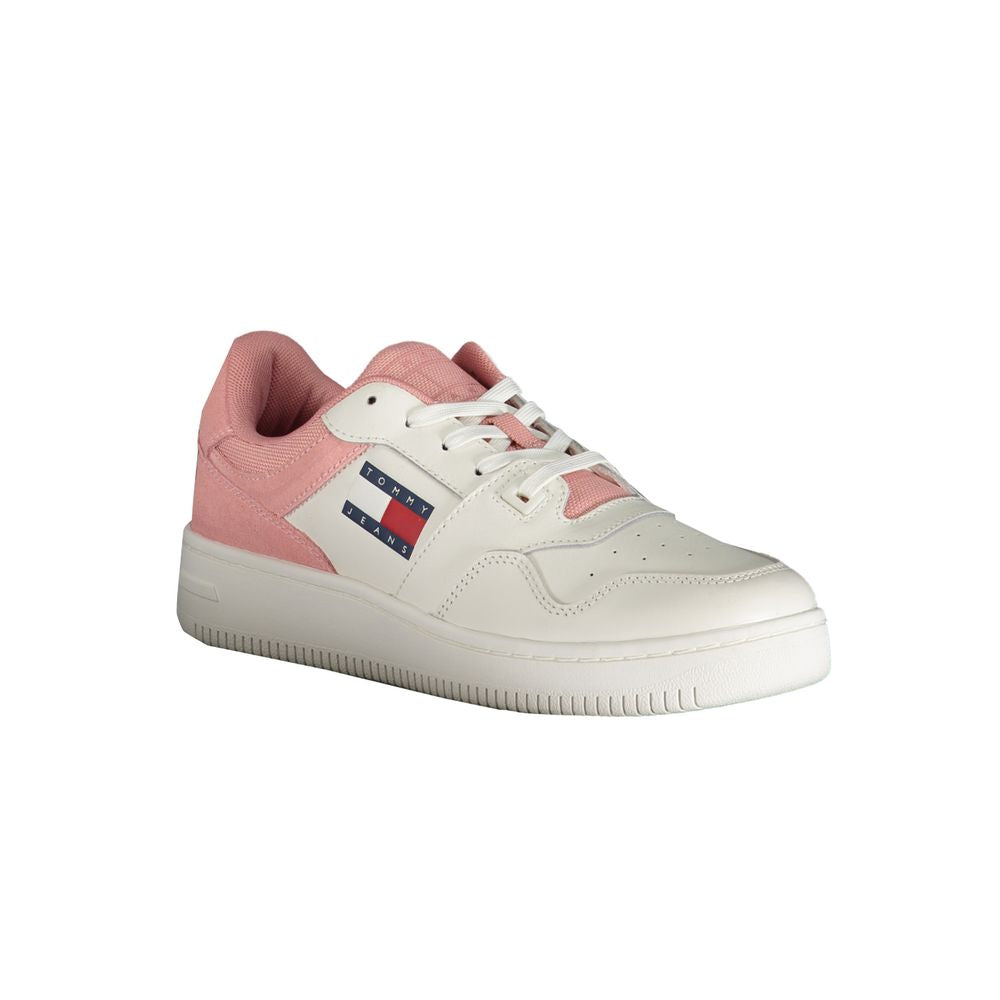 Pink Polyester Sneaker - GLAMHUB BOUTIQUE 