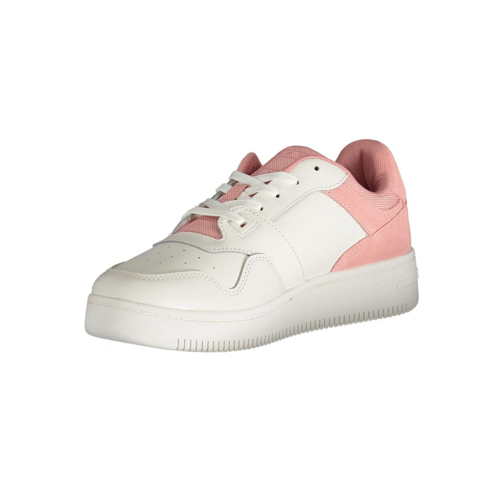 Pink Polyester Sneaker - GLAMHUB BOUTIQUE 