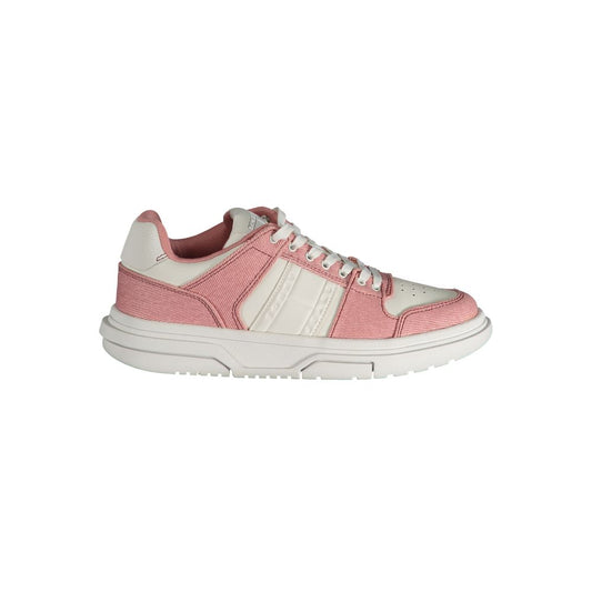 Pink Polyester Sneaker - GLAMHUB BOUTIQUE 