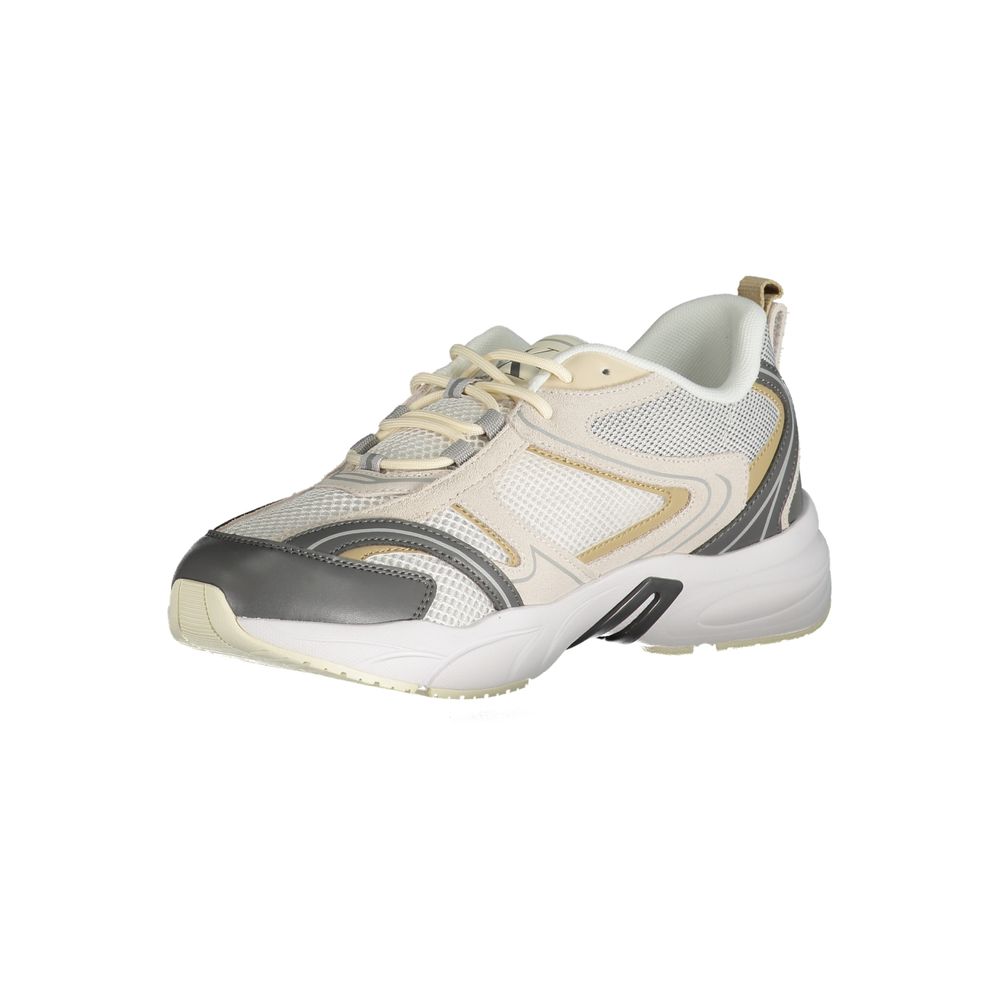 Beige Polyester Sneaker - GLAMHUB BOUTIQUE 