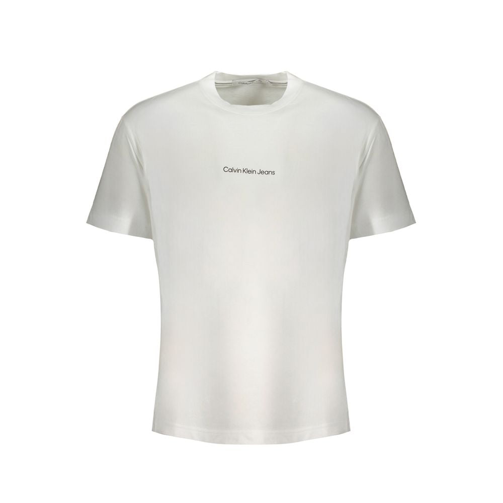 White Cotton T-Shirt - GlamHub Luxury and Icon Brand Clothing