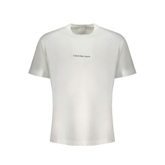 White Cotton T-Shirt - GlamHub Luxury and Icon Brand Clothing