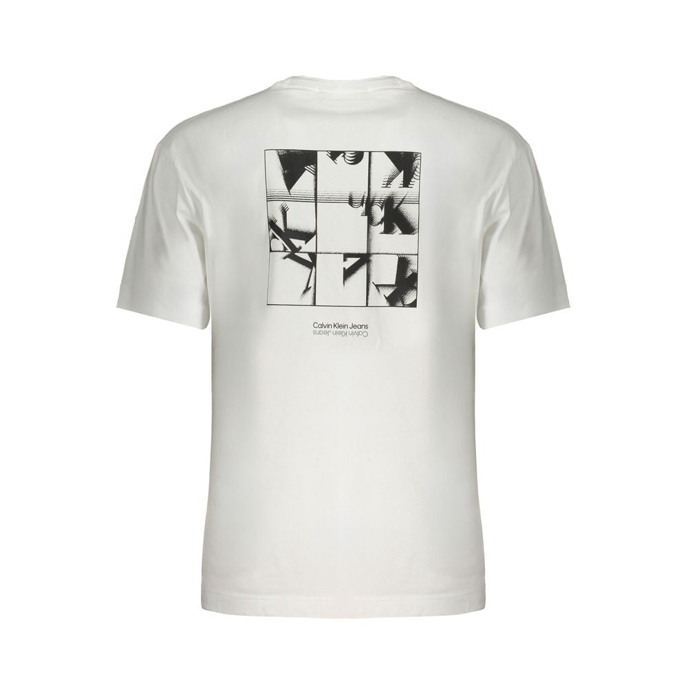 White Cotton T-Shirt - GlamHub Luxury and Icon Brand Clothing