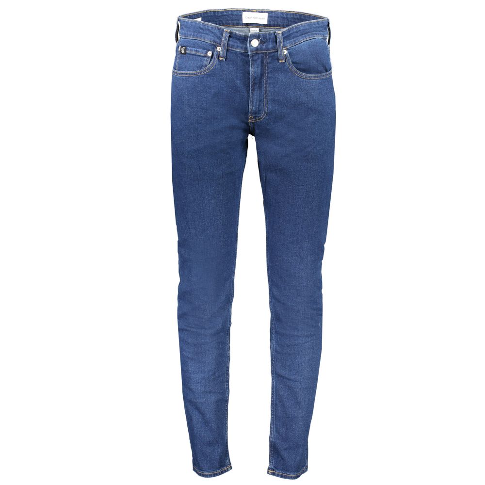 Blue Cotton Jeans & Pant - GlamHub Luxury and Icon Brand Clothing