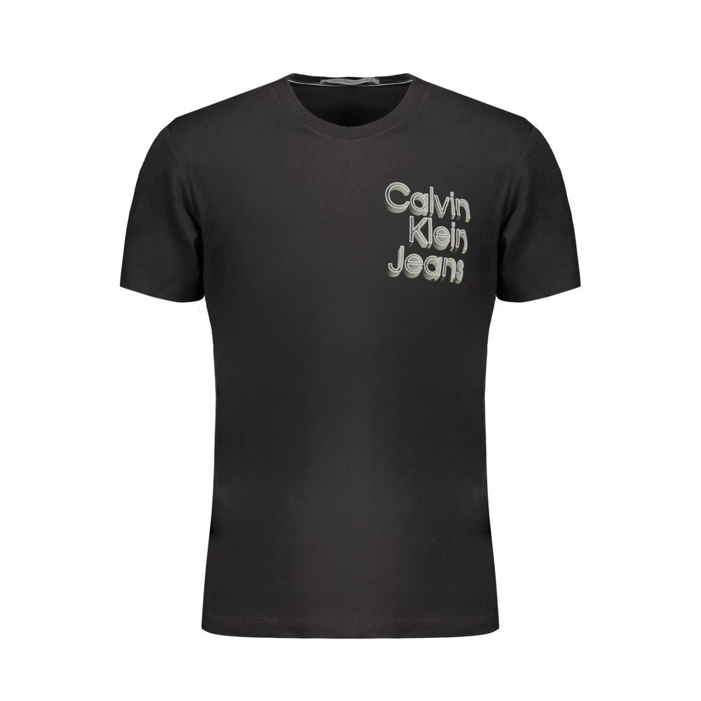 Black Cotton T-Shirt - GlamHub Luxury and Icon Brand Clothing