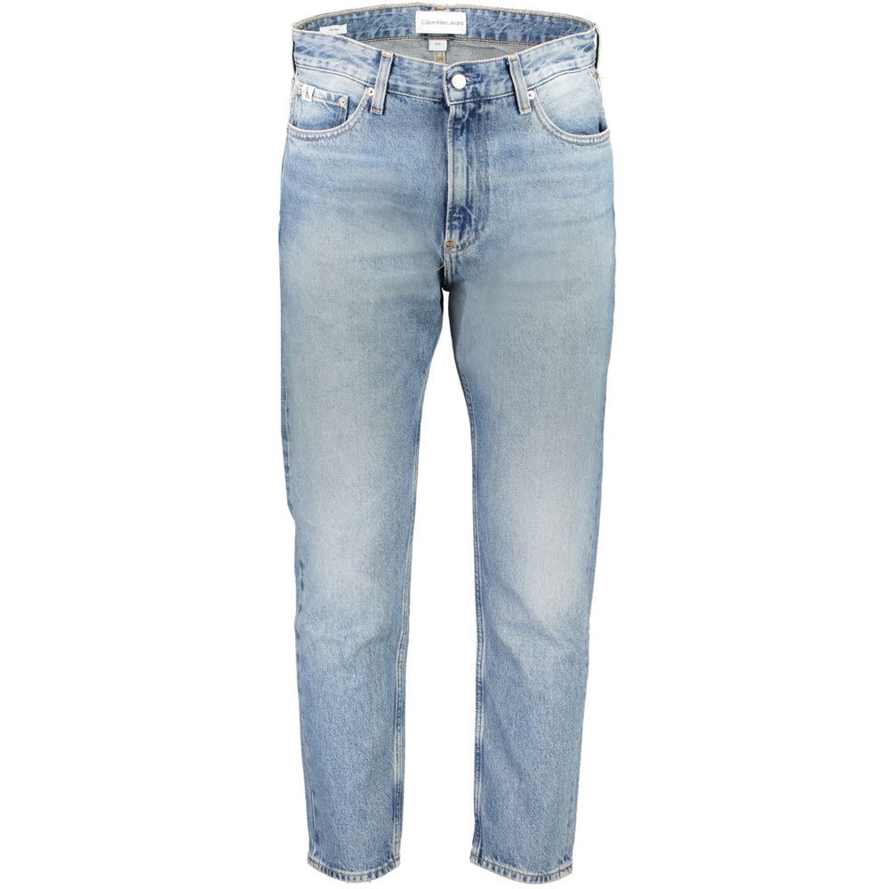 Light Blue Cotton Jeans & Pant - GLAMHUB BOUTIQUE 