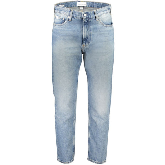 Light Blue Cotton Jeans & Pant - GLAMHUB BOUTIQUE 