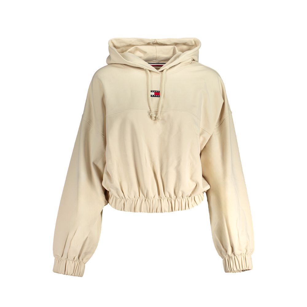 Beige Cotton Sweater - GLAMHUB BOUTIQUE 