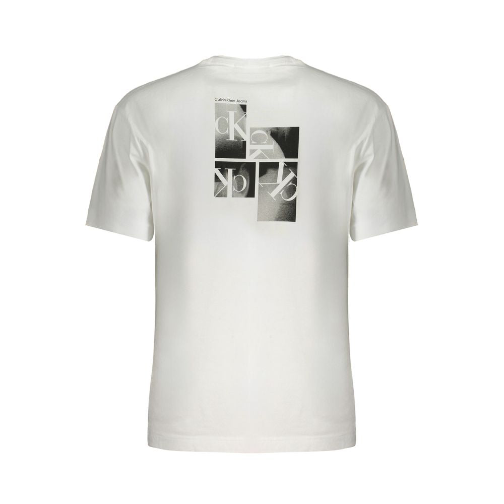 White Cotton T-Shirt - GlamHub Luxury and Icon Brand Clothing