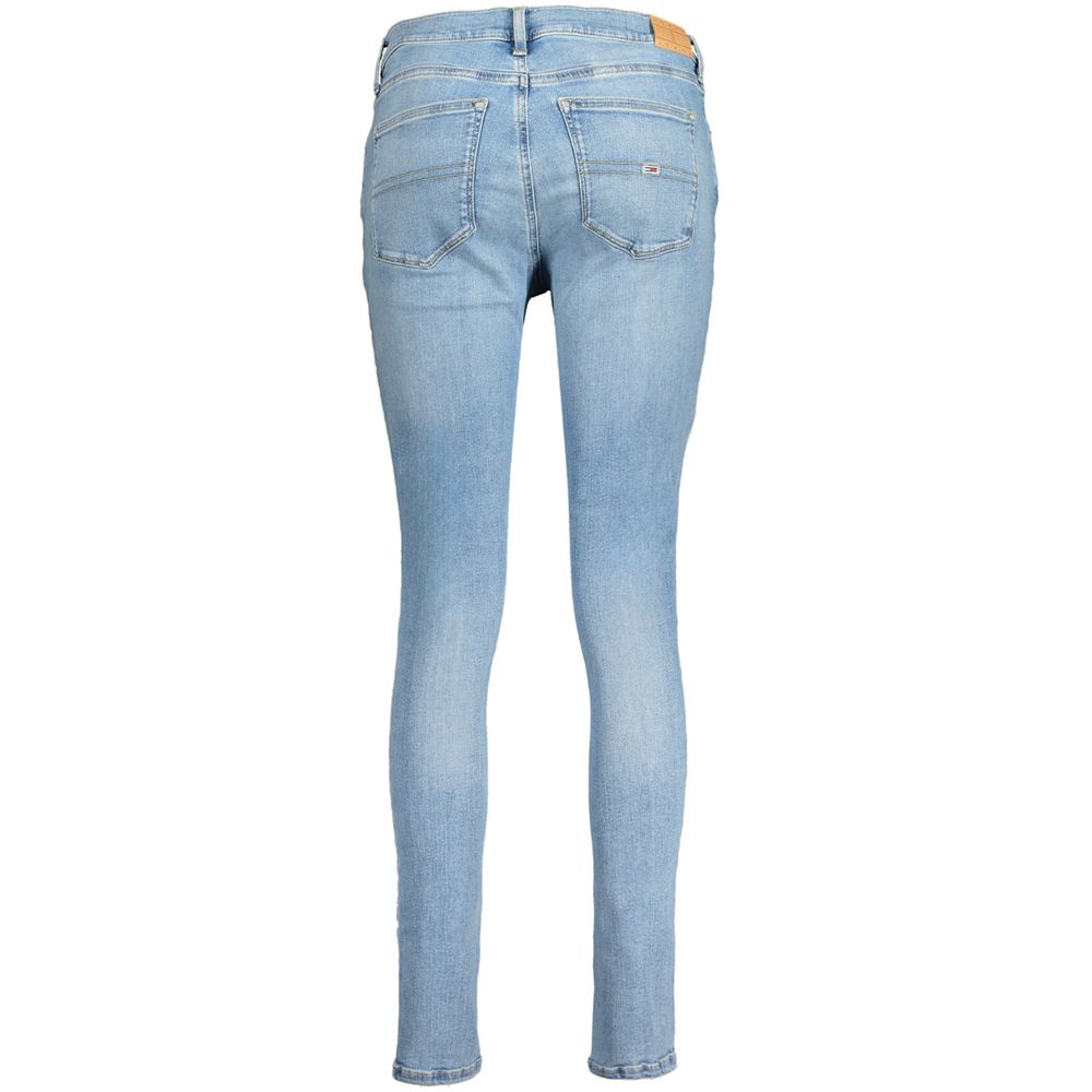 Light Blue Cotton Jeans & Pant - GLAMHUB BOUTIQUE 