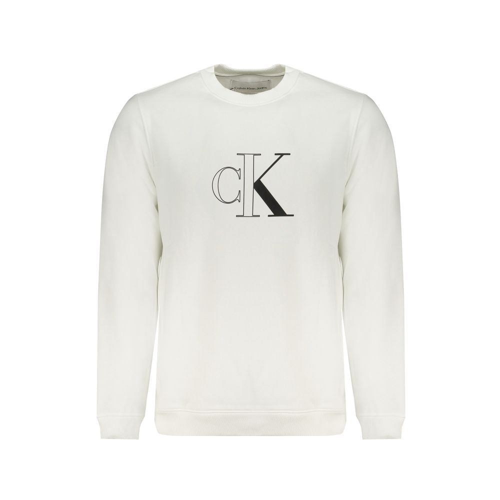 White Cotton Sweater - GlamHub Luxury and Icon Brand Clothing