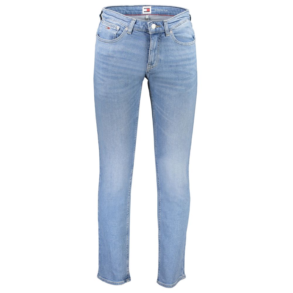 Light Blue Cotton Jeans & Pant - GLAMHUB BOUTIQUE 