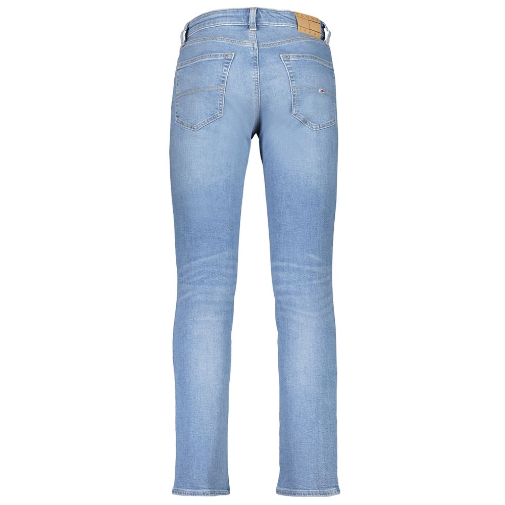 Light Blue Cotton Jeans & Pant - GLAMHUB BOUTIQUE 