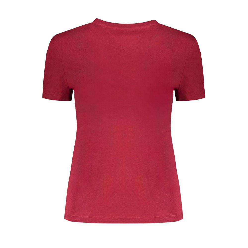 Red Cotton Tops & T-Shirt - GLAMHUB BOUTIQUE 