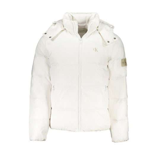 White Polyamide Jacket - GlamHub Luxury and Icon Brand Clothing