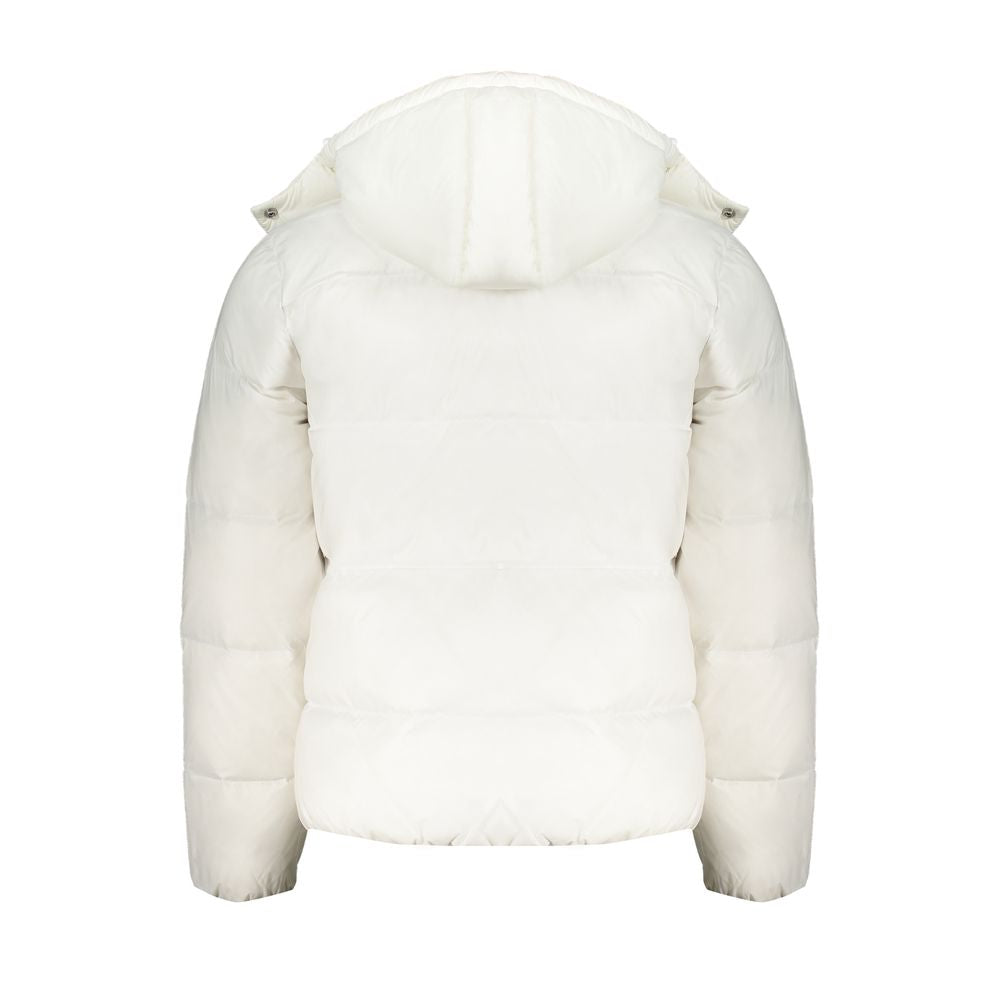 White Polyamide Jacket - GlamHub Luxury and Icon Brand Clothing