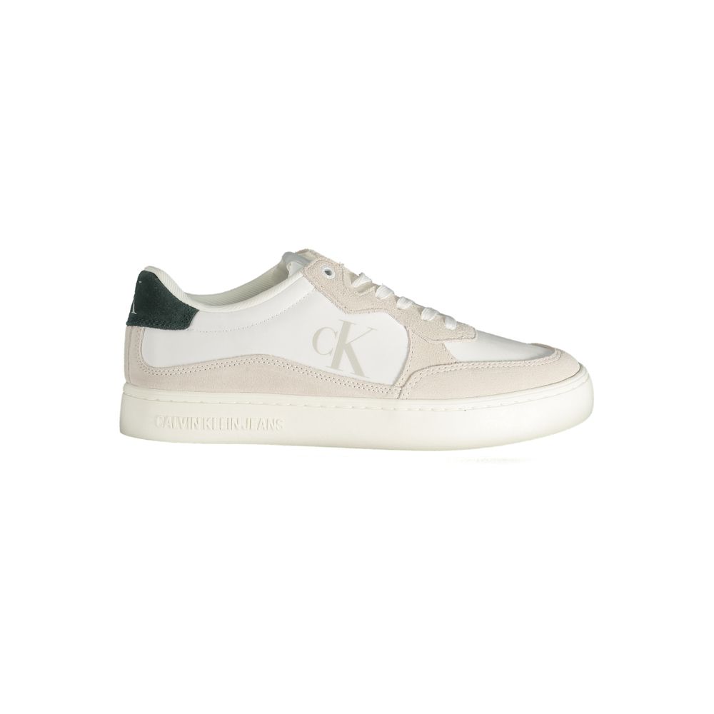 White Leather Men Sneaker - GlamHub Luxury and Icon Brand Clothing