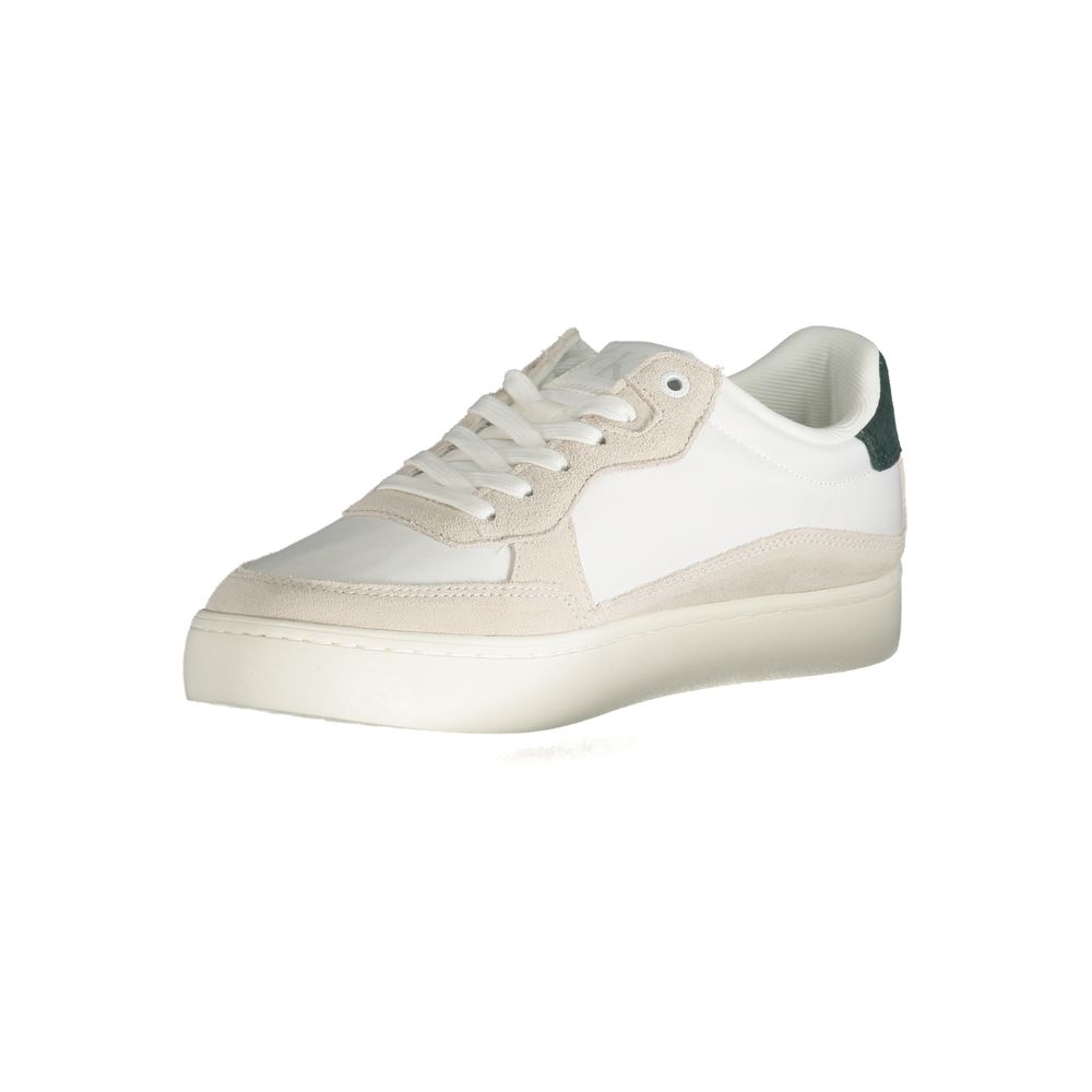 White Leather Men Sneaker - GlamHub Luxury and Icon Brand Clothing