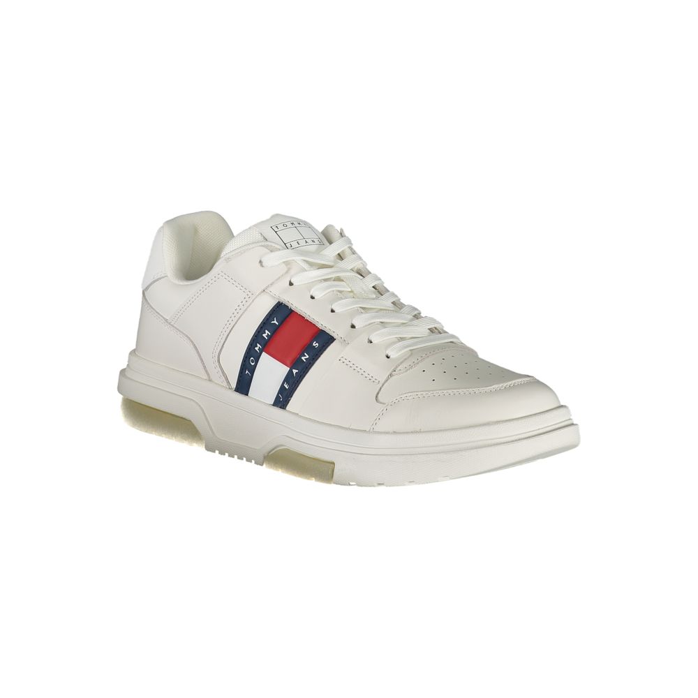 White Polyethylene Men Sneaker - GLAMHUB BOUTIQUE 