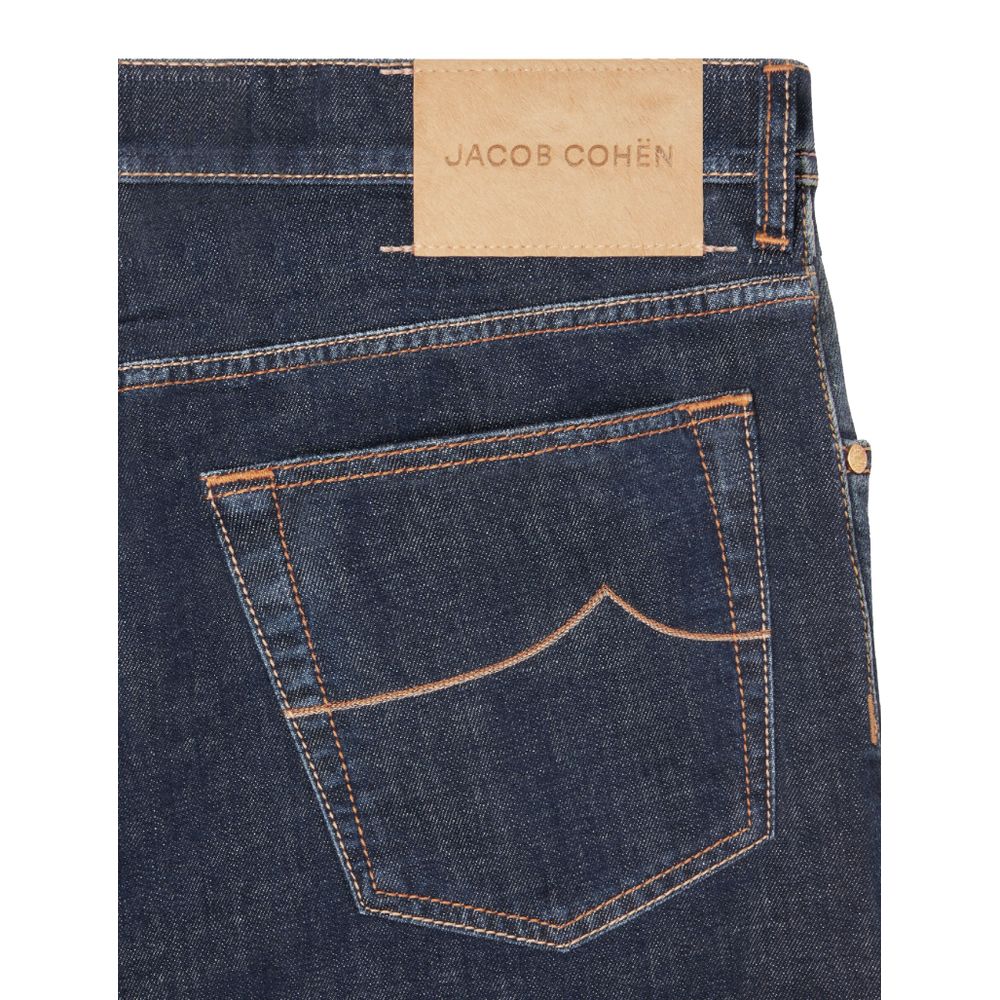 Blue Cotton Jeans & Pant - GlamHub Luxury and Icon Brand Clothing