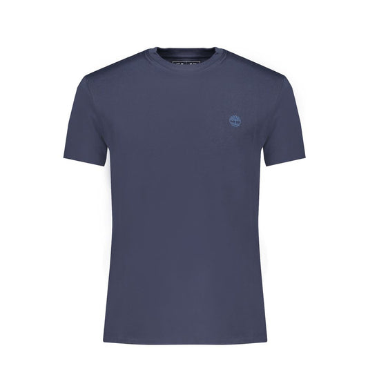 Blue Cotton Men TShirt - GlamHub Luxury and Icon Brand Clothing