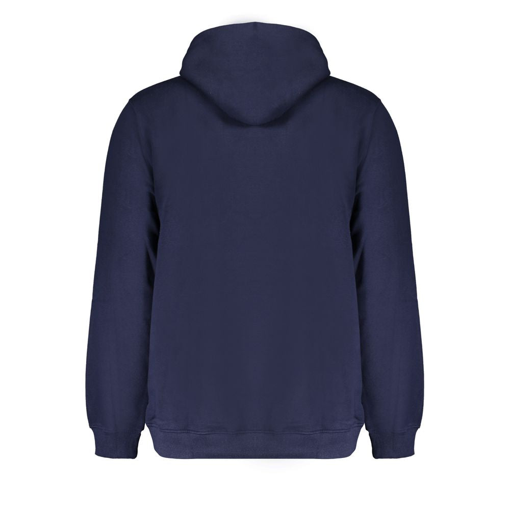 Blue Cotton Men Sweater