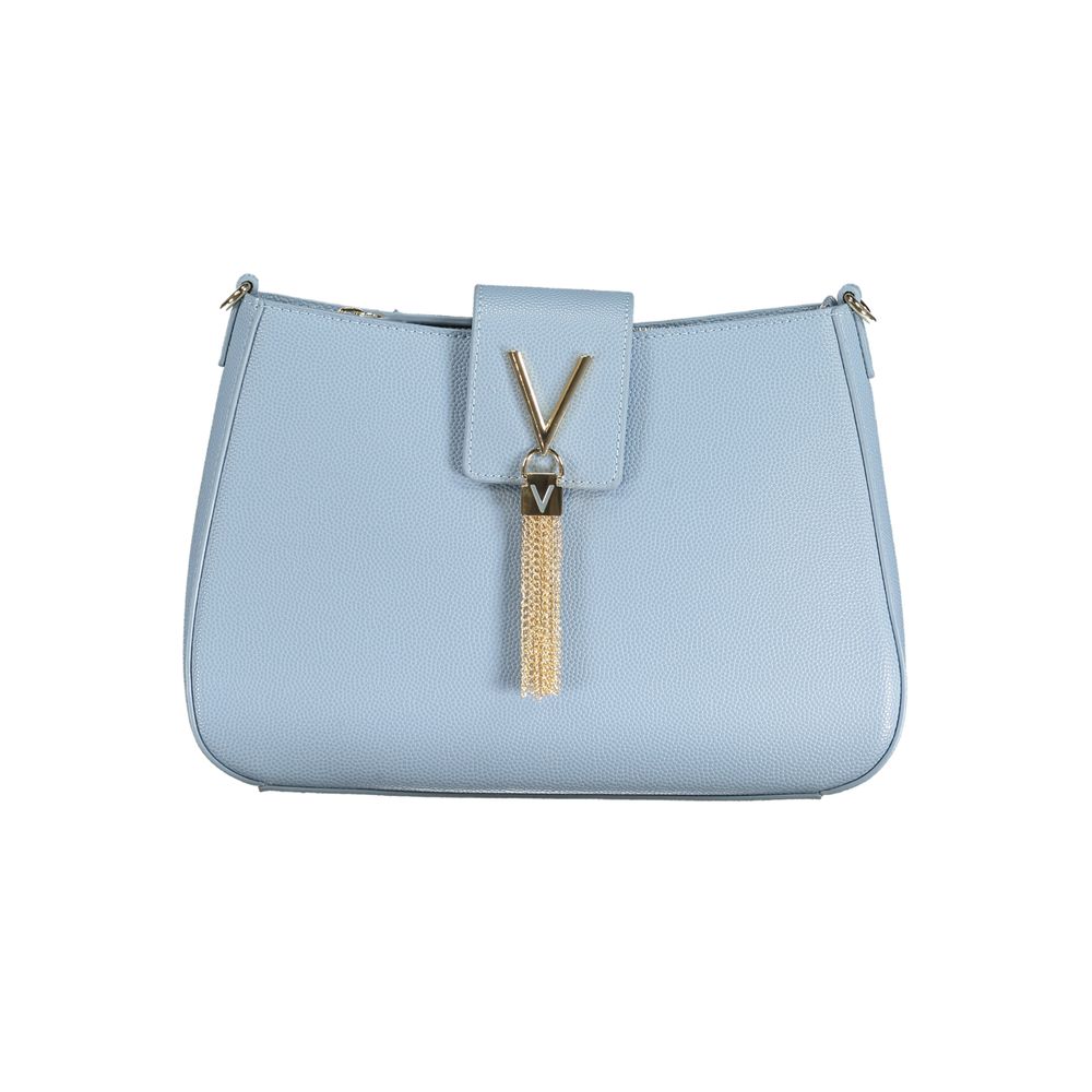 Light Blue Polyethylene Handbag - GlamHub Luxury and Icon Brand Clothing