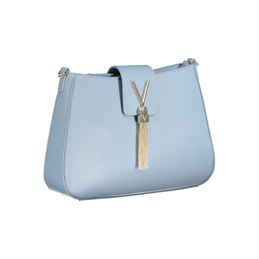 Light Blue Polyethylene Handbag - GlamHub Luxury and Icon Brand Clothing