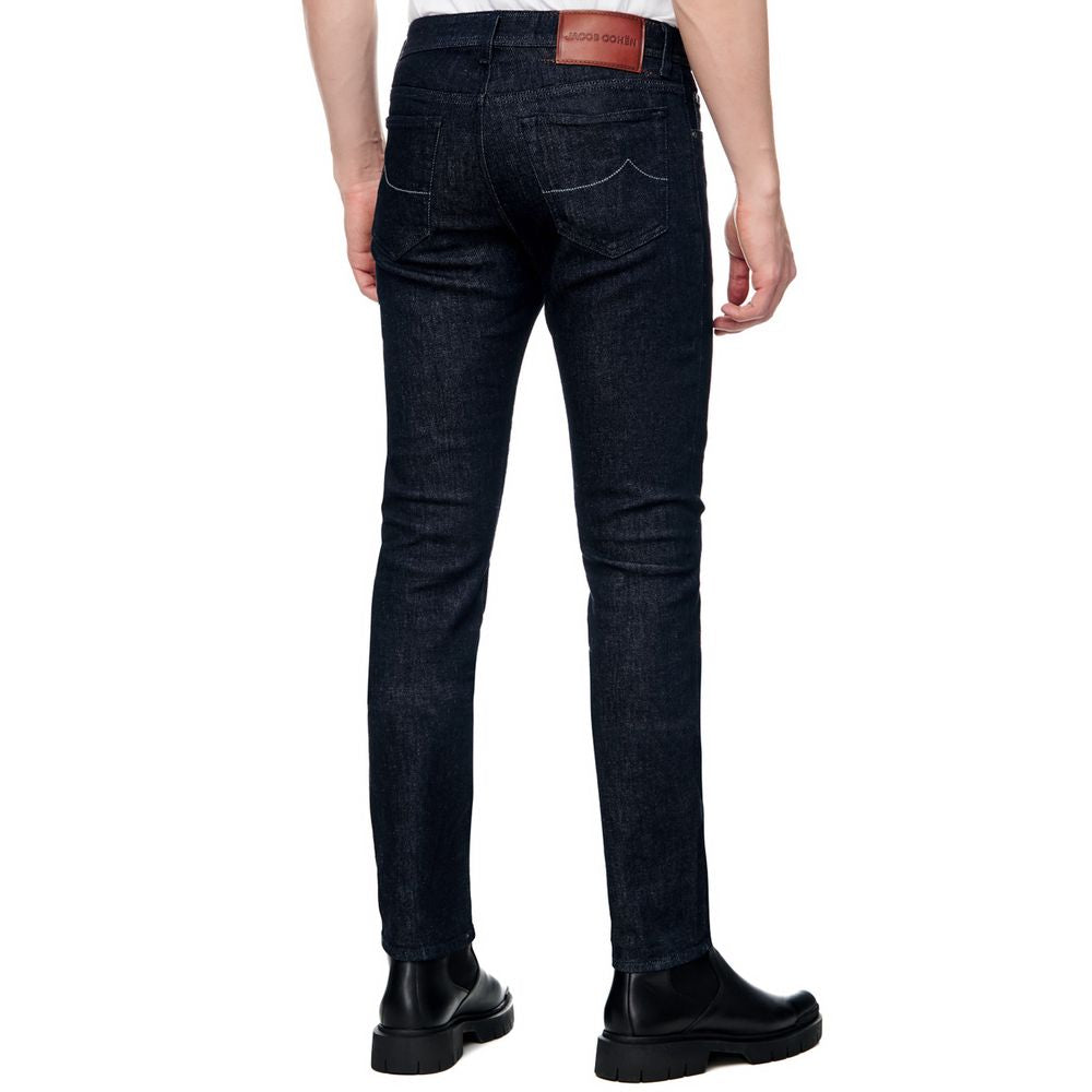 Blue Cotton Men Jeans - GlamHub Luxury and Icon Brand Clothing