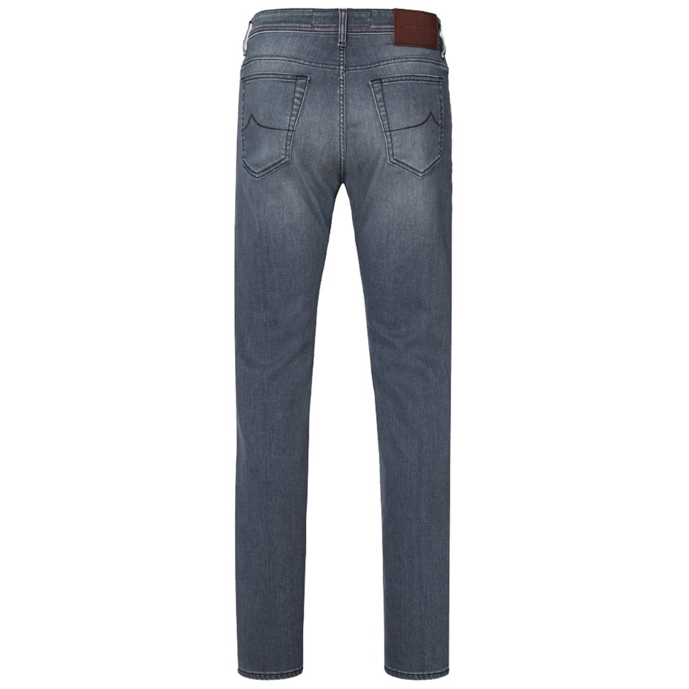 Blue Cotton Men Jeans - GlamHub Luxury and Icon Brand Clothing