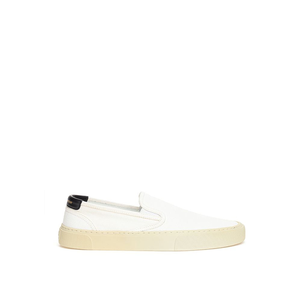 White Cotton Sneaker - GLAMHUB BOUTIQUE 