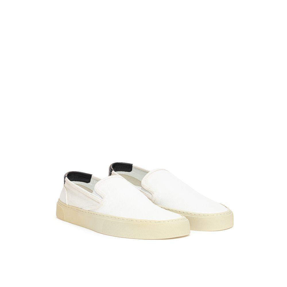 White Cotton Sneaker - GLAMHUB BOUTIQUE 