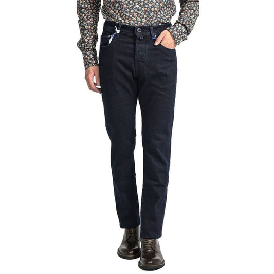 Blue Cotton Jeans & Pant - GlamHub Luxury and Icon Brand Clothing