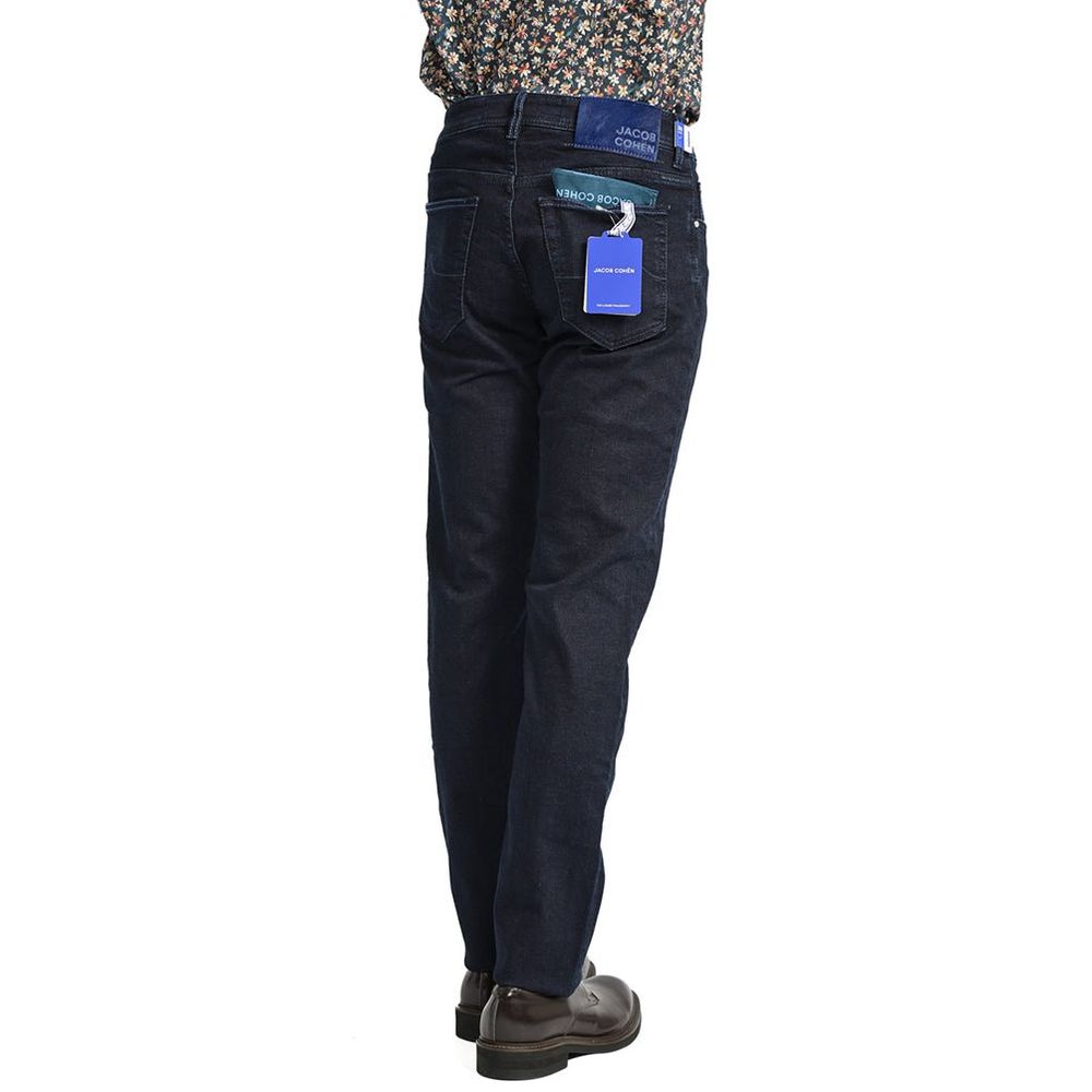 Blue Cotton Jeans & Pant - GlamHub Luxury and Icon Brand Clothing