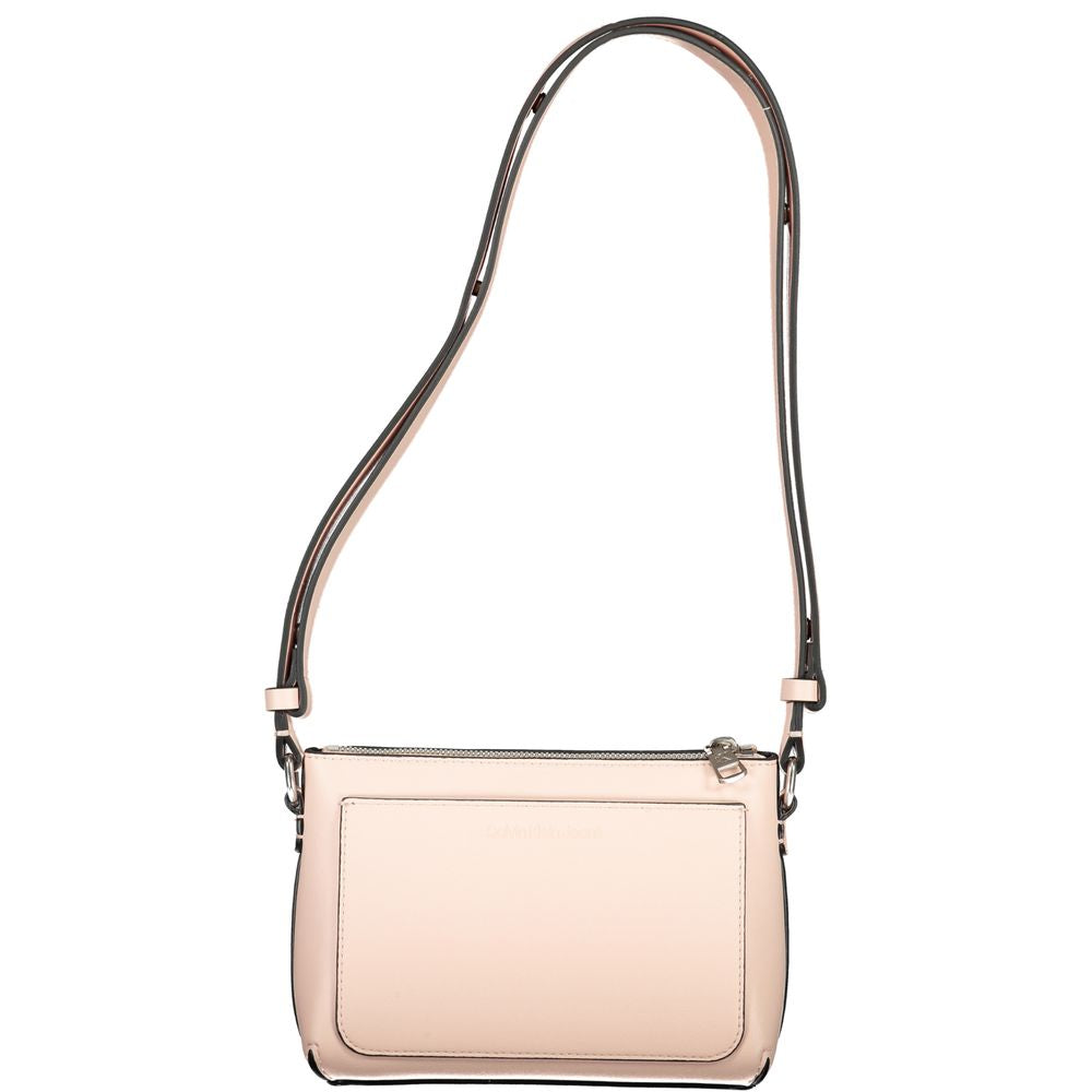 Pink Polyethylene Handbag - GLAMHUB BOUTIQUE 