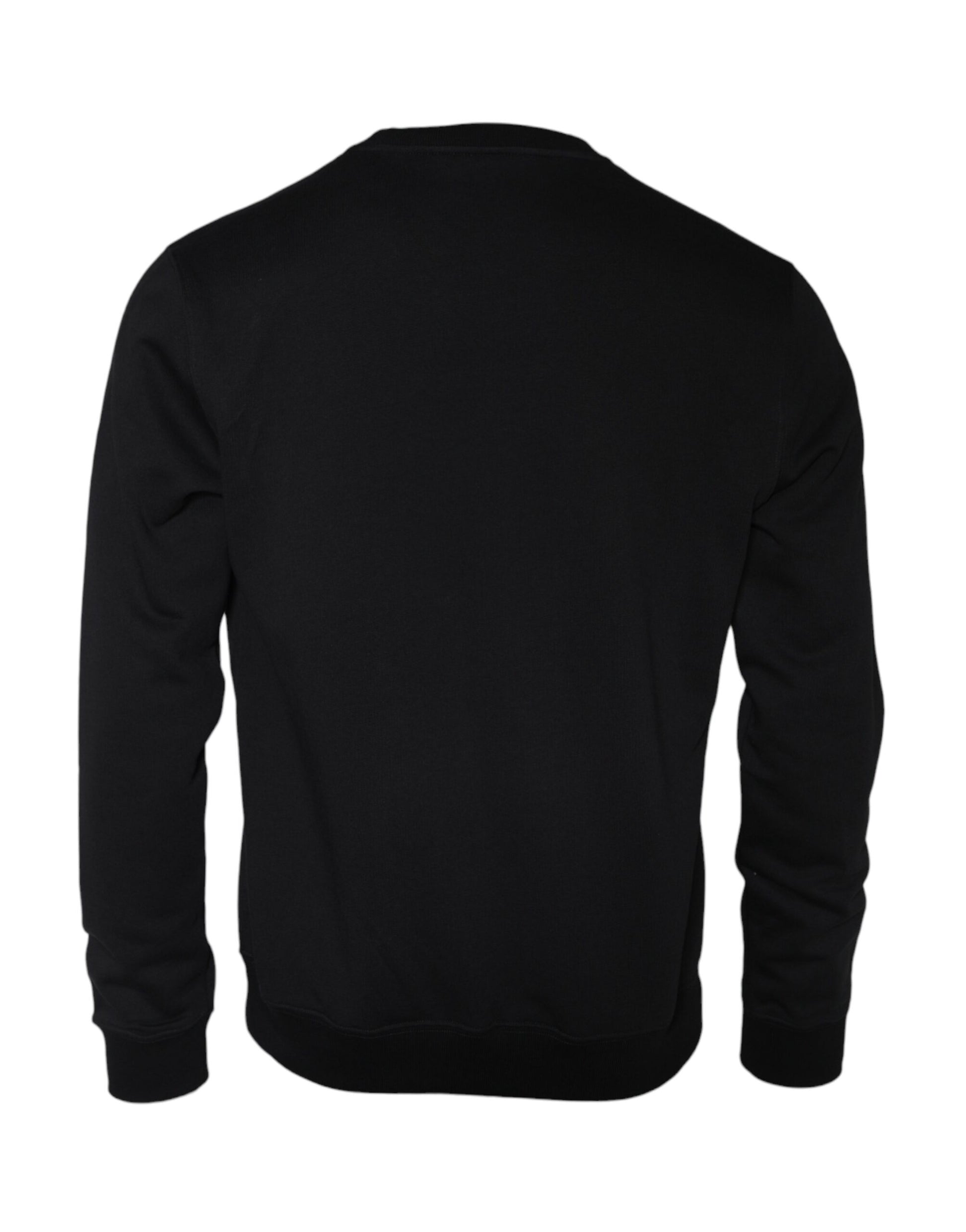 Black Medusa Fleece Cotton Crew Neck Sweatshirt Sweater - GLAMHUB BOUTIQUE 