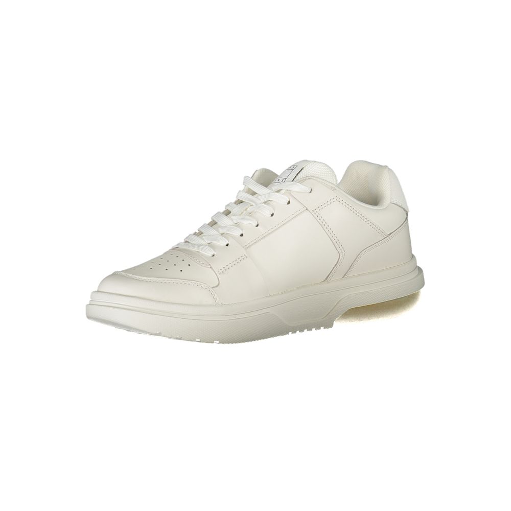 White Leather Women Sneaker - GlamHub Luxury and Icon Brand Clothing