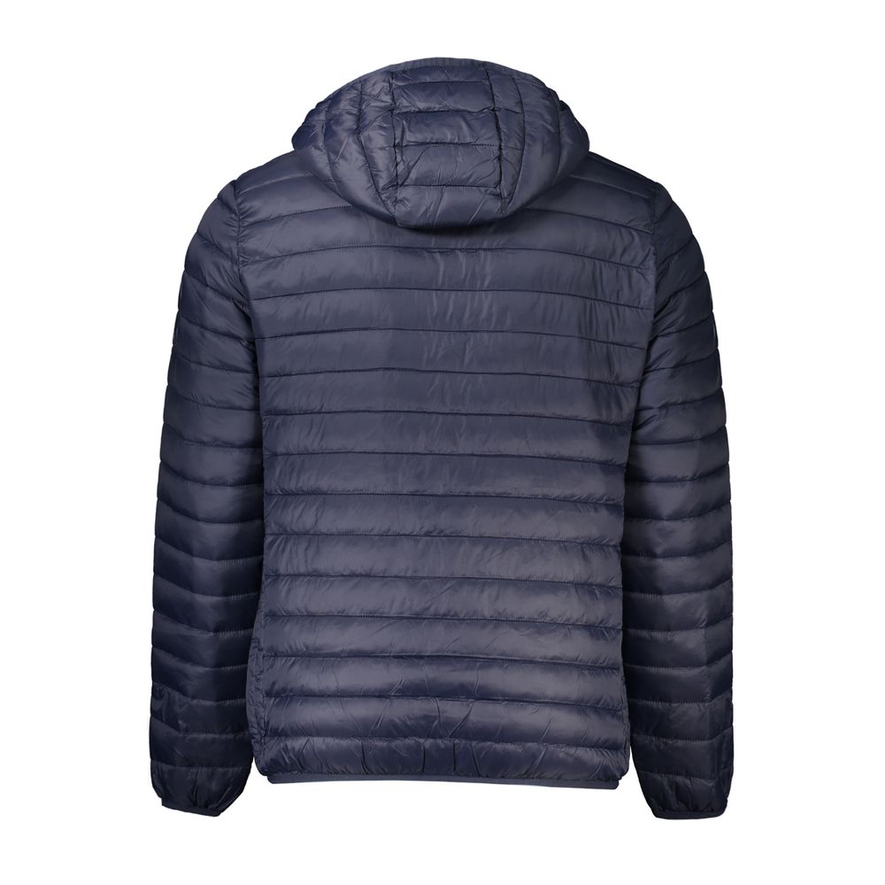 Blue Polyamide Men Jacket - GlamHub Luxury and Icon Brand Clothing