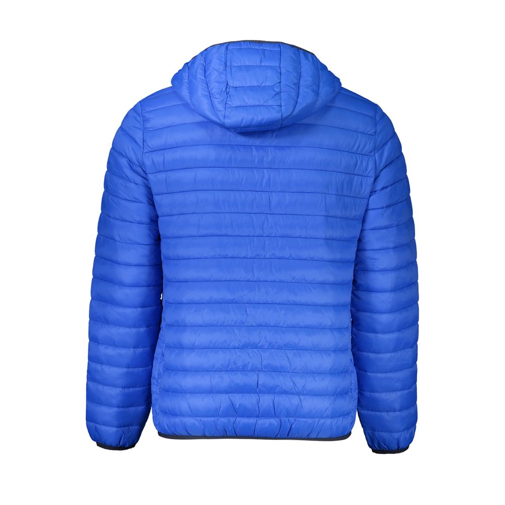 Blue Polyamide Men Jacket - GlamHub Luxury and Icon Brand Clothing