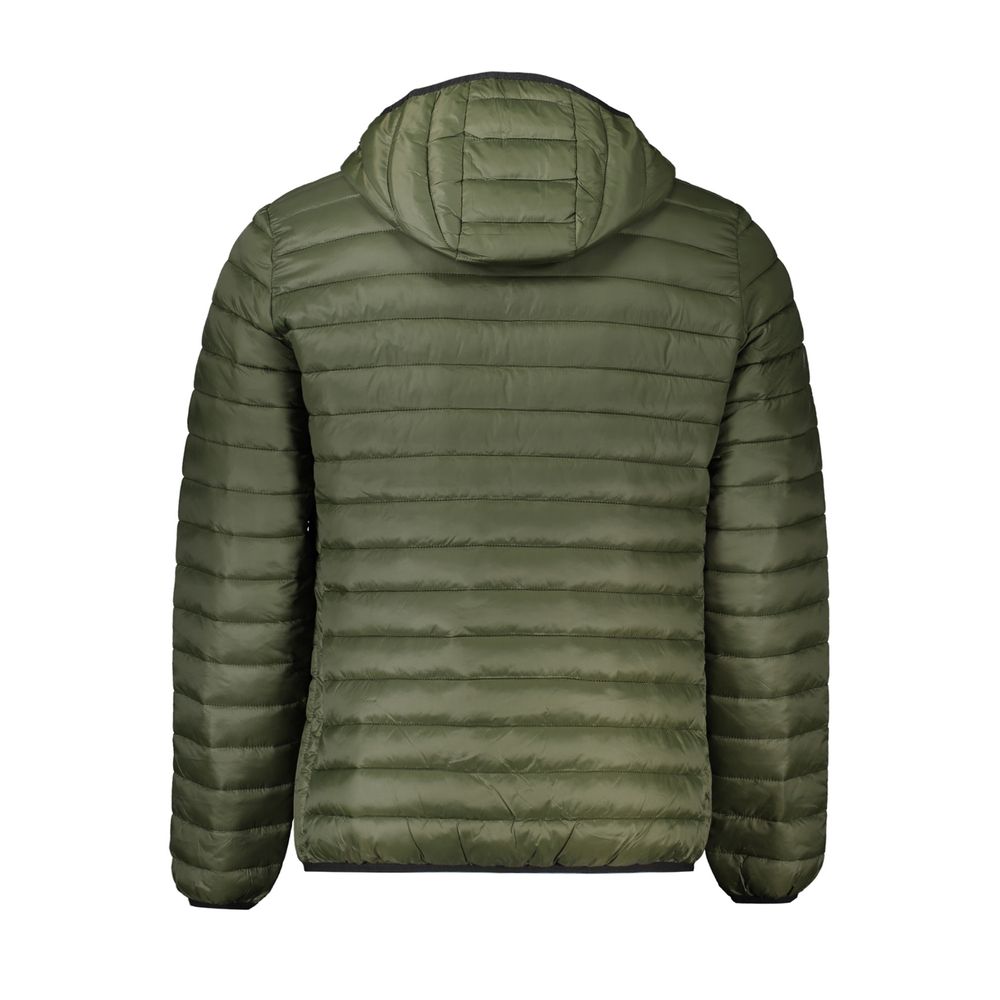 Green Polyamide Men Jacket - GlamHub Luxury and Icon Brand Clothing