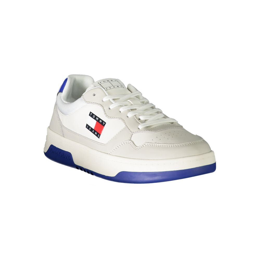 White Leather Men Sneaker - GlamHub Luxury and Icon Brand Clothing